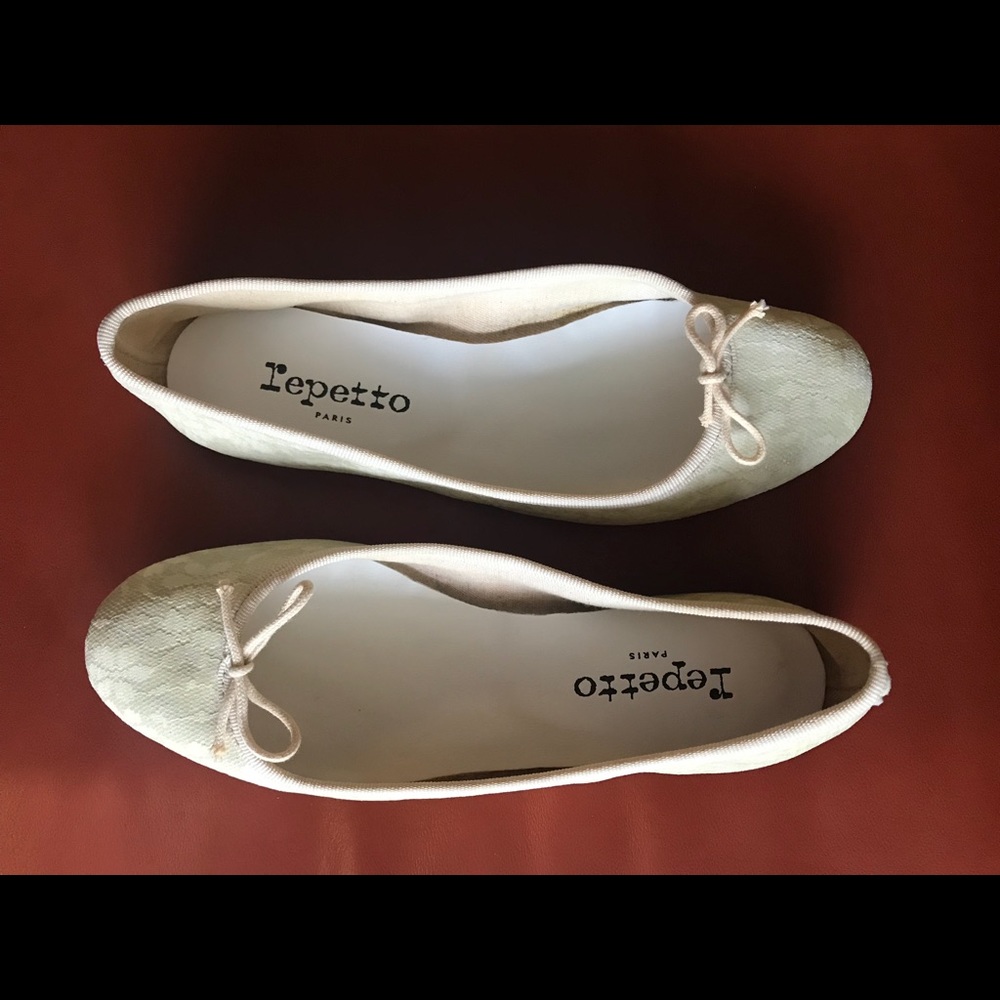 Repetto Lace Ballet Flats New w/ box R